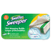 Wet Cloth, For Swiffer Sweeper, Disposable, 12 per Box