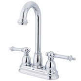 Double Handle Centerset Bar Faucet with Templeton Lever Handles