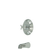Metropolitan Single Handle Wall Mount Tub Only Faucet Trim Buckingham Cross Handle