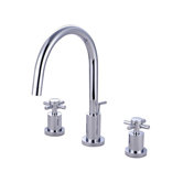 Widespread Bathroom Faucet with Double Cross Handles