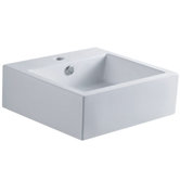 Sierra Bathroom Sink in White