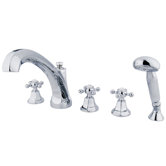 Roman Tub Faucet and Diverter Hand Shower