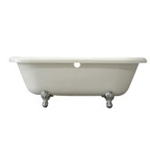 Vintage 67" x 30" Acrylic Bath Tub in White