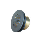 2" Stamp Grid Bathroom Sink Drain