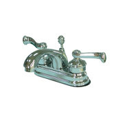 Milano Centerset Bathroom Faucet with Double Lever Handles