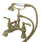 Hot Springs Deck Mount Clawfoot Tub Faucet with Handshower