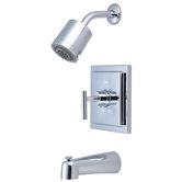 Manhattan Volume Control Tub and Shower Faucet Single Handle
