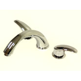 Daytona Double Handle Deck Mount Roman Tub Faucet Trim Legacy Lever Handle
