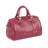 Martinque Crocodile Embossed Leather Handbag