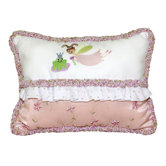 Princess Embroidered Throw Pillow