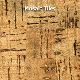 3' x 1' Cork Tile in Mosiac Tiles