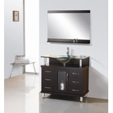 Vincente 36" Bathroom Vanity Set in Espresso