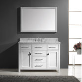 Caroline 48" Single Sink Bathroom Vanity Set