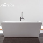 Serenity 66.9" x 31.5" Soaking Bath Tub