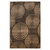 Milan Circle Brown Rug