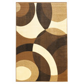 Metro Collection Brown Rug