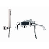 Bio Shock Single Handle Deck Mount Diveter Tub Faucet with Hand Shower
