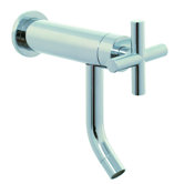 Maxima Wall Mounted Bathroom Sink Faucet with Single Cross Handle