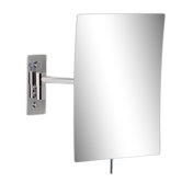 Frameless Shaving Mirror in Chrome