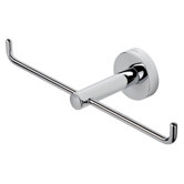 Luna Double Spare Toilet Roll Holder in Chrome