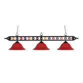 Designer Classics 3 Light Billiard , Island