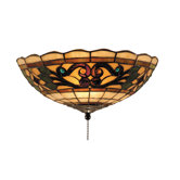 Tiffany Buckingham Fan Kit / Ceiling Mount in Vintage Antique