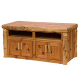 Traditional Cedar Log 55" TV Stand