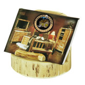 Traditional Cedar Log Brochure Holder