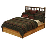 Hickory Traditional Platform Bed