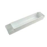 15" x 3" Drawer Organizer in White