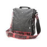 Danger Utility Messenger Bag in Red