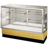 Streamline 38" x 60" Full Vision Standard Showcase with Panel Back