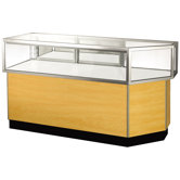 Streamline 38" x 80" Jewelry Vision Corner Combination Showcase with Mirror Back