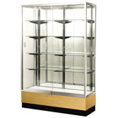 Streamline 70" x 15" Trophy Case with Panel Back