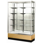 Streamline 60" x 18" Trophy Case with Glass Back
