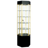 Freedom Hexagonal Tower Display Cabinet