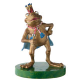 Designfigur "Frog Ludwig" in Gold