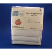 Organic Waterproof Burp and Lap Pad (Set of 3)