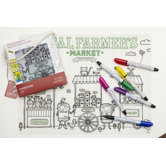 Kidz Farmer's Market Box with 6 Markers