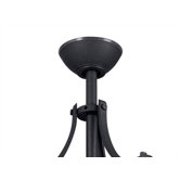 Ceiling Fan Down Rod in Distressed Black