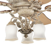 Heather Three Light Branched Ceiling Fan Light Kit