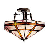 Tacoma 2 Light Semi Flush Mount