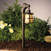 Olde Bronze Horsehead Lantern Path Light