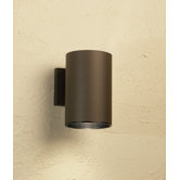 9" Cans and Bullets Outdoor Wall Lantern in Architectural Bronze
