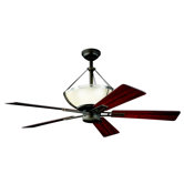 52" Lucia 5 Blade Ceiling Fan