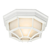 Outdoor Flush Mount in White