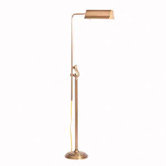 One Light Pharmacy Floor Lamp in Antique Brass