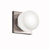 Circa One Light Bath Vanity in Brushed Nickel