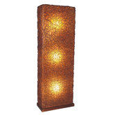 Paris Three Light Partition Floor Lamp in Tea