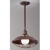 Circa 1910  Hanging Lantern in Old Rust